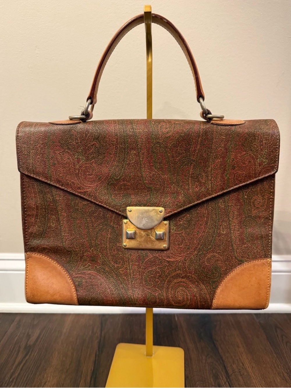 Vintage Etro Milano paisley handbag